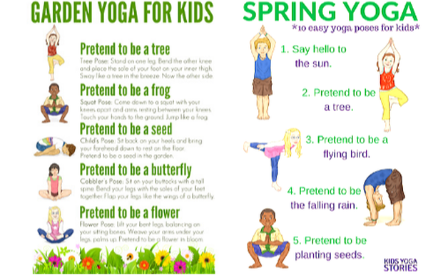 Garden Yoga Ideas for Kids (+ Free Printable) - Kids Yoga Stories